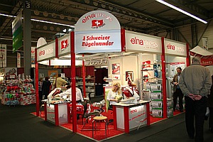 ELNA Bgelgerte Messestand | ... auf diesen Messen finden Sie uns